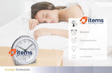 TFA Dostmann Analogue Radio Alarm Clock, Plastic, Silver, 81 x 31 x 84 mm