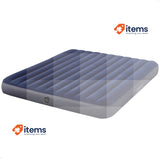 Intex Inflatable Bed, King-Sized Mattress, 64755 Dark Blue, 183x203x25cm Camping