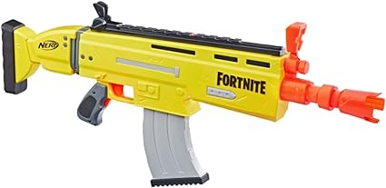 Nerf Fortnite AR-L Motorised Nerf Elite Dart Blaster, Motorised Toy, E6158EY4