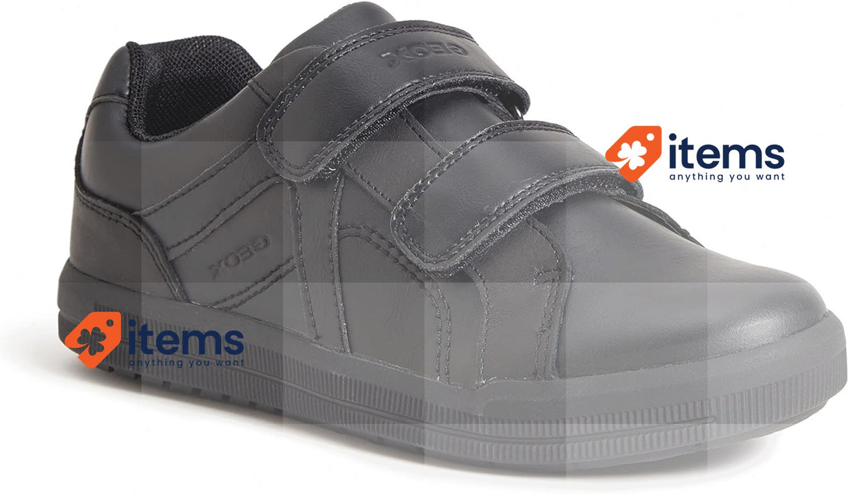 Geox Boy's J Arzach G Sneakers Rubber Black, Size 5 UK (38 EU)
