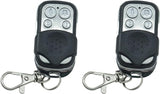 2 Remote Controls Universal Gate Automatic Frequency 433.92 MHz Fixed Code