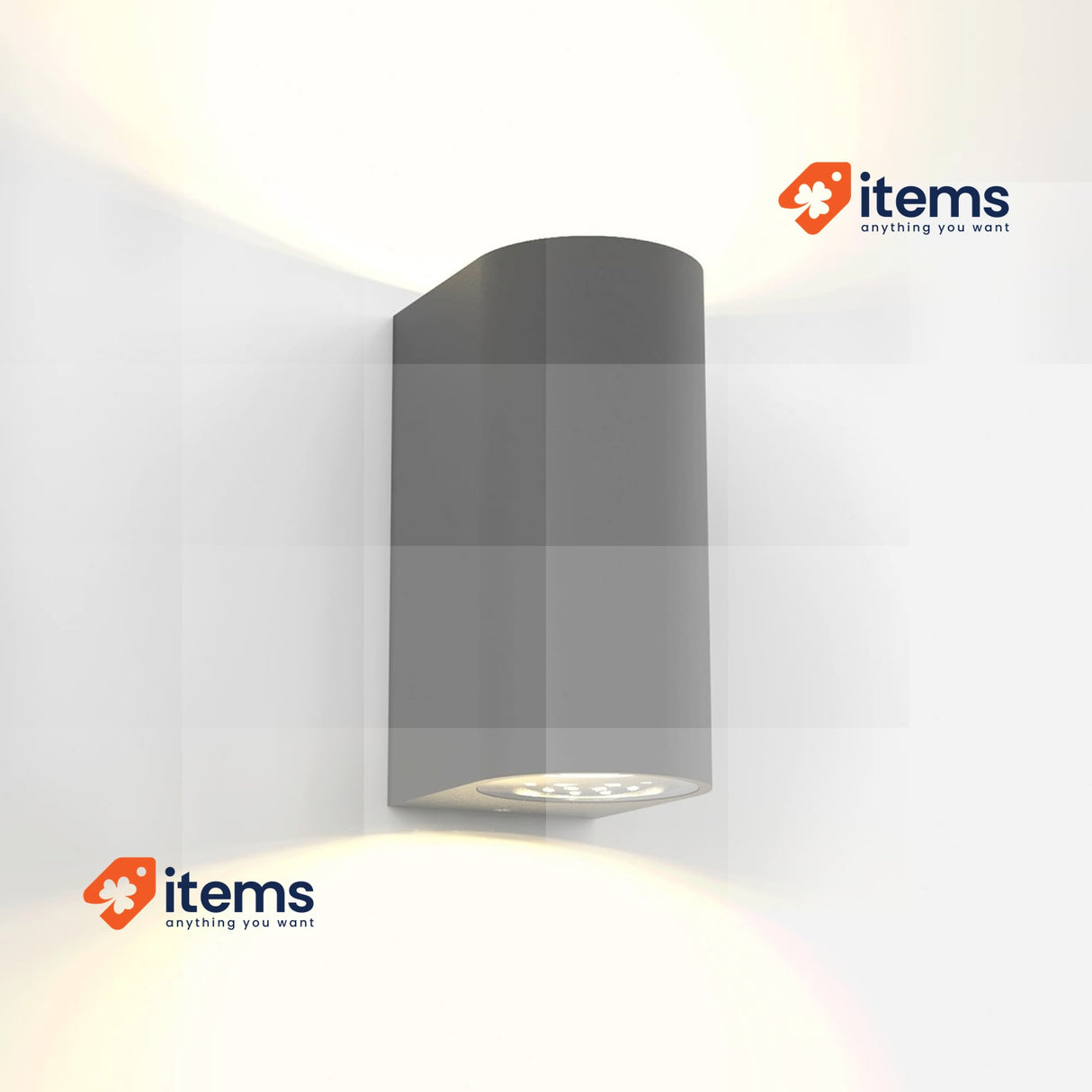 B.K.Licht Outdoor Up Down Wall Light Waterproof Included 2X 5W GU10 Bulb Black