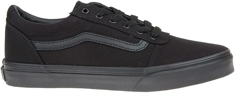 Vans Ward Men Canvas Low-Top Sneakers Black 44 EU