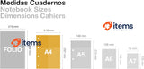 Miquelrius - 100% Recycled Notebook A4, 120 Smooth Sheets, 80 g Paper