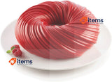 Silikomart Silicone Moulding For Cakes 3D Design Pack Of One Colour Grey Red
