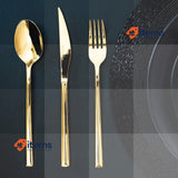 Monix Verona Gold 24-Piece Cutlery Set Polished Finish Shiny Gold Only 23 Piece