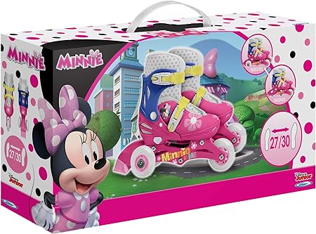 STAMP J100930 - Triskate roller skates/rollers adjustable 2 in 1 - Minnie