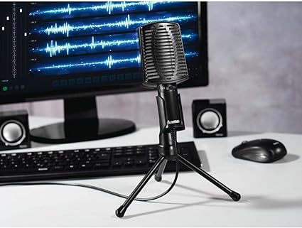 Hama | Mic-USB Allround Microphone for PC and Notebook | USB,Black