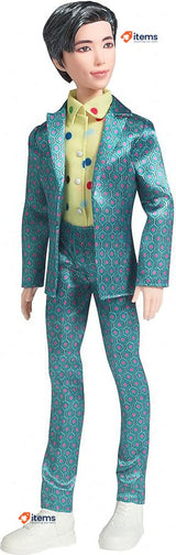 Mattel GKC90 BTS Idol RM Doll, K-Pop Merch Toy for Collecting