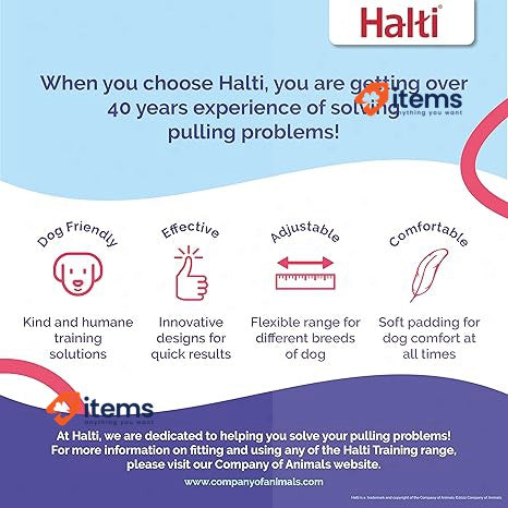 HALTI anti-tipper harness - To prevent your dog from pulling the strap