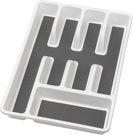 Wenko Drawer Insert/Cutlery Tray, White, 26,5 x 36,5 x 5 cm