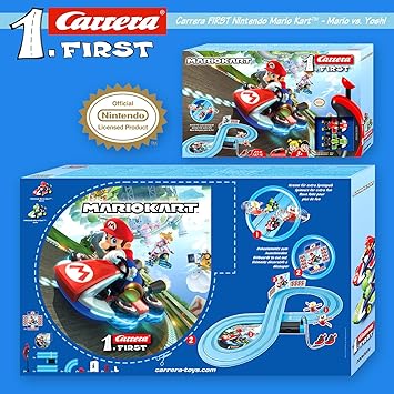 Carrera First Nintendo Mario Kart™ Race Track Set for Toddlers 2.4 m Electric