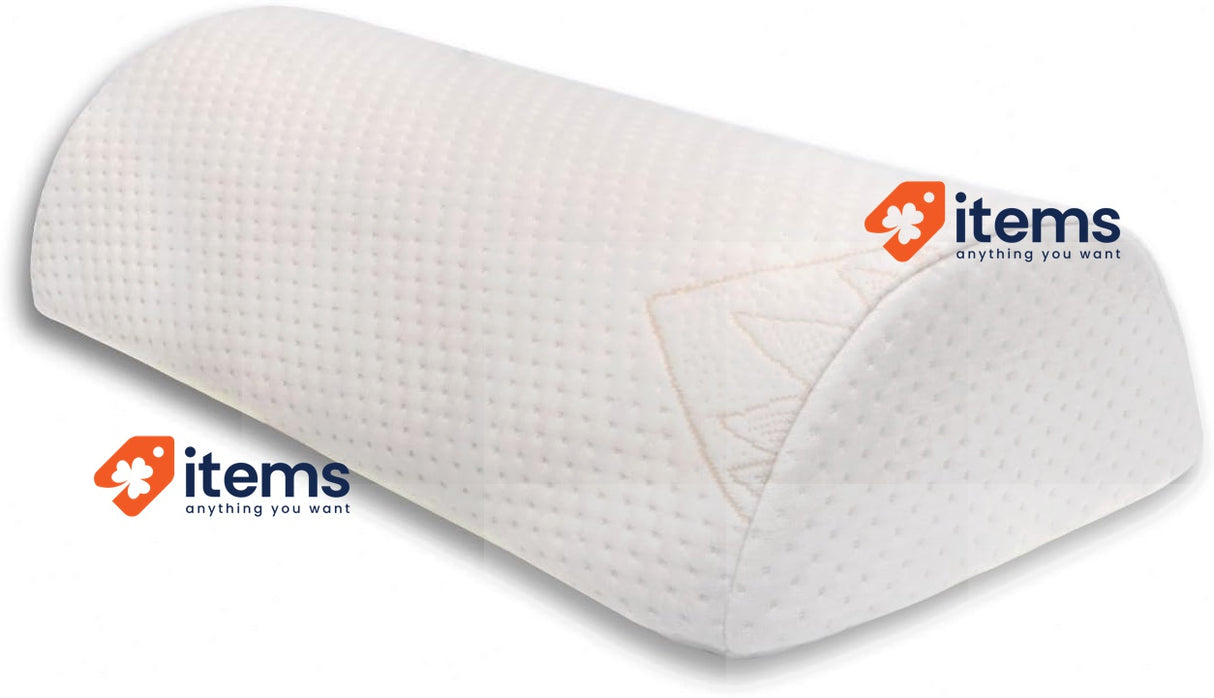 PEKITAS Pillow Cushion Medium Height 10 cm Legs Back, 20 x 40 x10cm, White Beige