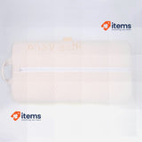 PEKITAS Pillow Cushion Medium Height 10 cm Legs Back, 20 x 40 x10cm, White Beige