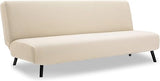 TIANSHU Armless Sofa Cover,Polyester Spandex Stretch Futon Slipcover