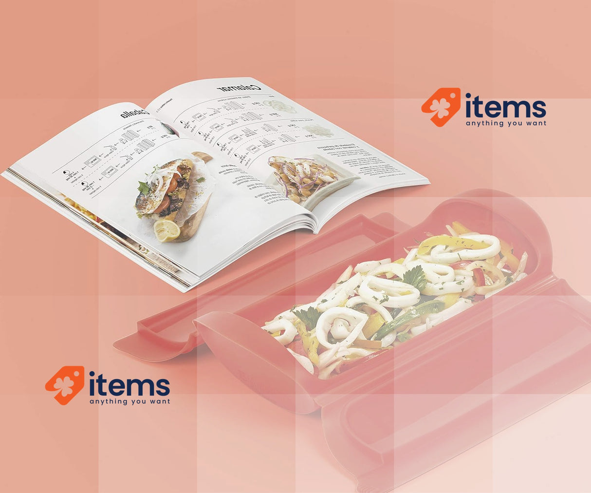 Lékué Kit Steam Case 600 ml + Recipes Book in Spanish <p>Country of Origin: