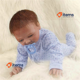 ZIYIUI 20 Inch Newborn Reborn Baby Dolls 50CM Lifelike Soft Vinyl Silicone Boy
