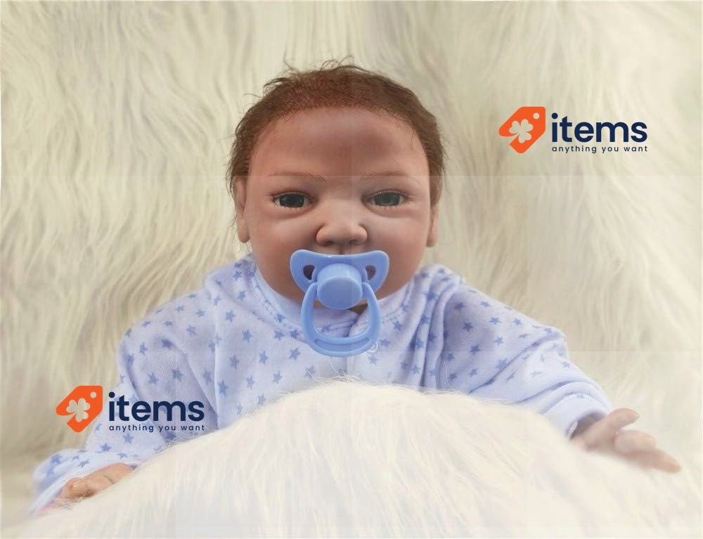 ZIYIUI 20 Inch Newborn Reborn Baby Dolls 50CM Lifelike Soft Vinyl Silicone Boy