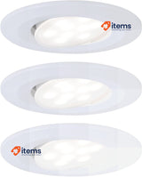 Paulmann 99927 Calla LED recessed luminaire round set of 3 Matt White