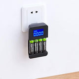 Amazon Basics Intelligent Digital Battery Charger for 4x AA / AAA Batteries