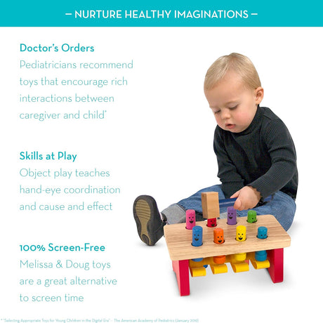 Melissa & Doug Deluxe Pounding Bench