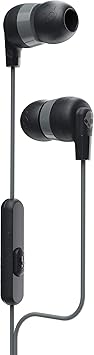 Skullcandy Ink'd+ In-Ear Wired Earbuds, Microphone Black