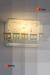 Dalber "The Night Train" Wall Lamp Night Light for Children, Green, 63538, E27