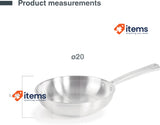 LACOR - 45420 - Foodie Frying Pan, Non-Stick Frying Pan Grey