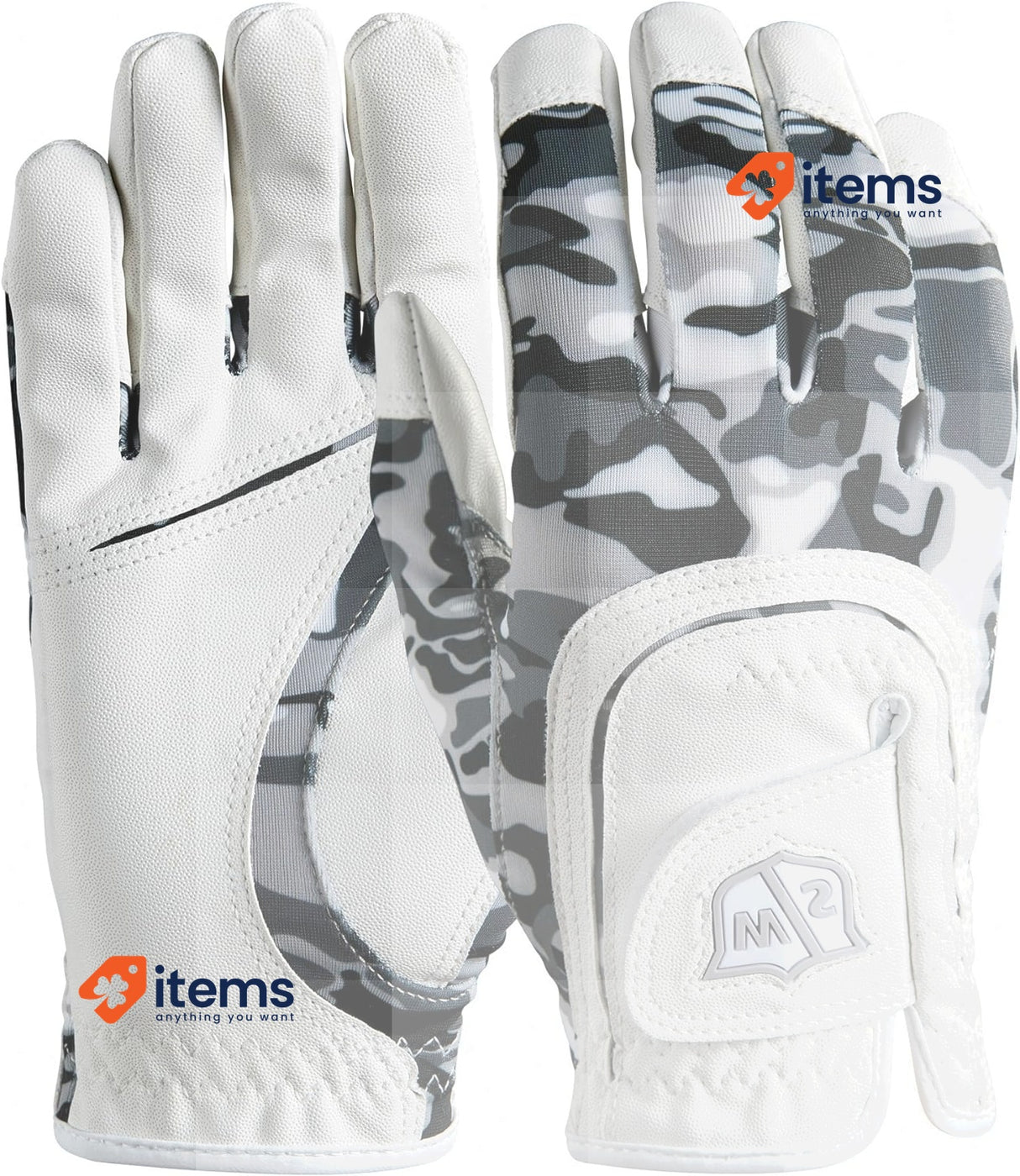 Wilson Staff Gold Glove Fit-All One Size For Adolescents Left Hand White/Black