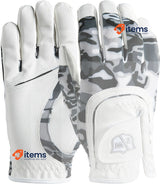 Wilson Staff Gold Glove Fit-All One Size For Adolescents Left Hand White/Black