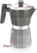 BRA Coffee Machines Black 1 Stainless Steel Espresso Cappuccino BRA Bella Maker