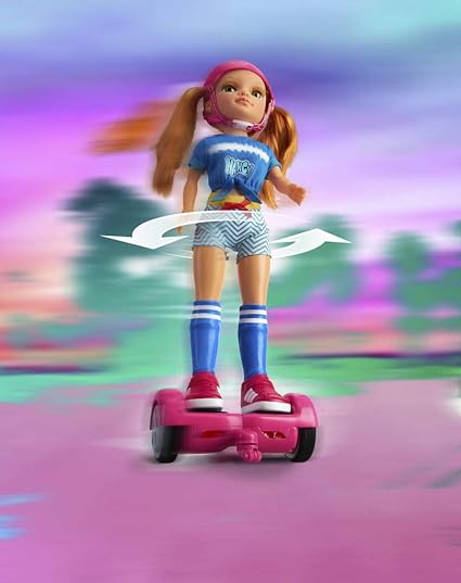 Nancy - A Day with My Hoverboard, Mechanical Doll with Hoverboard Scooter