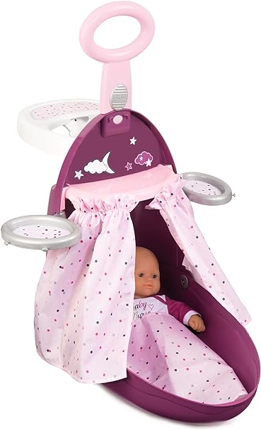 Smoby - Trolley for Dolls, Purple