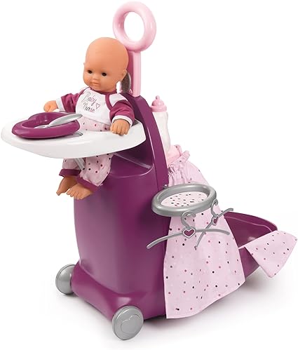 Smoby - Trolley for Dolls, Purple