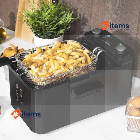 Cecotec Electric Fryer Infinity 3000 3L OilCleaner Filter 3L 2400W Black