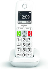 Gigaset E290 - Wireless Phone for Older People With Big Buttons White