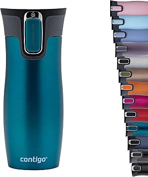 Contigo West Loop Autoseal Stainless Steel Vacuum Flask  BPA Free Berry 16 oz