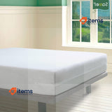 SAVEL Mattress Encasement 70x140cm Cot Bed Size Silk Touch Zipped White
