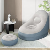 Bestway 75053 | Inflatable Armchair With Pouf Comfort Cruiser 121x100x86cm Blue