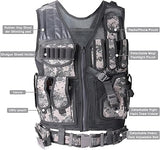 HUNTVP Tactical Vest, Airsoft Vest, Military Molle Combat Vest - Camouflage