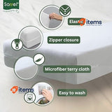 SAVEL Mattress Encasement (120x190/200cm) Small Double White