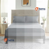 Bedsure 4-Piece Sheet Set Grey <p>Bedsure 4-Piece Sheet Set cama 180 -
