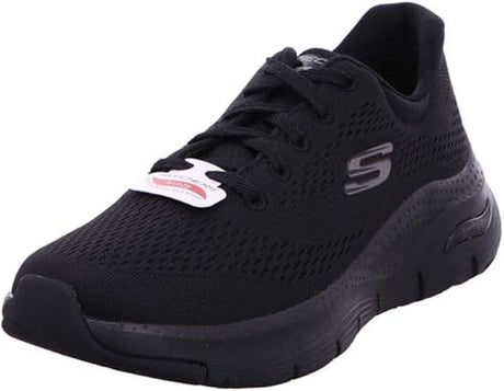 Skechers Women's Invalid Sneaker Black 4 UK