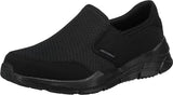 Skechers Men's Equalizer 4 Athletic Sneakers Slip On Black 42 Eu