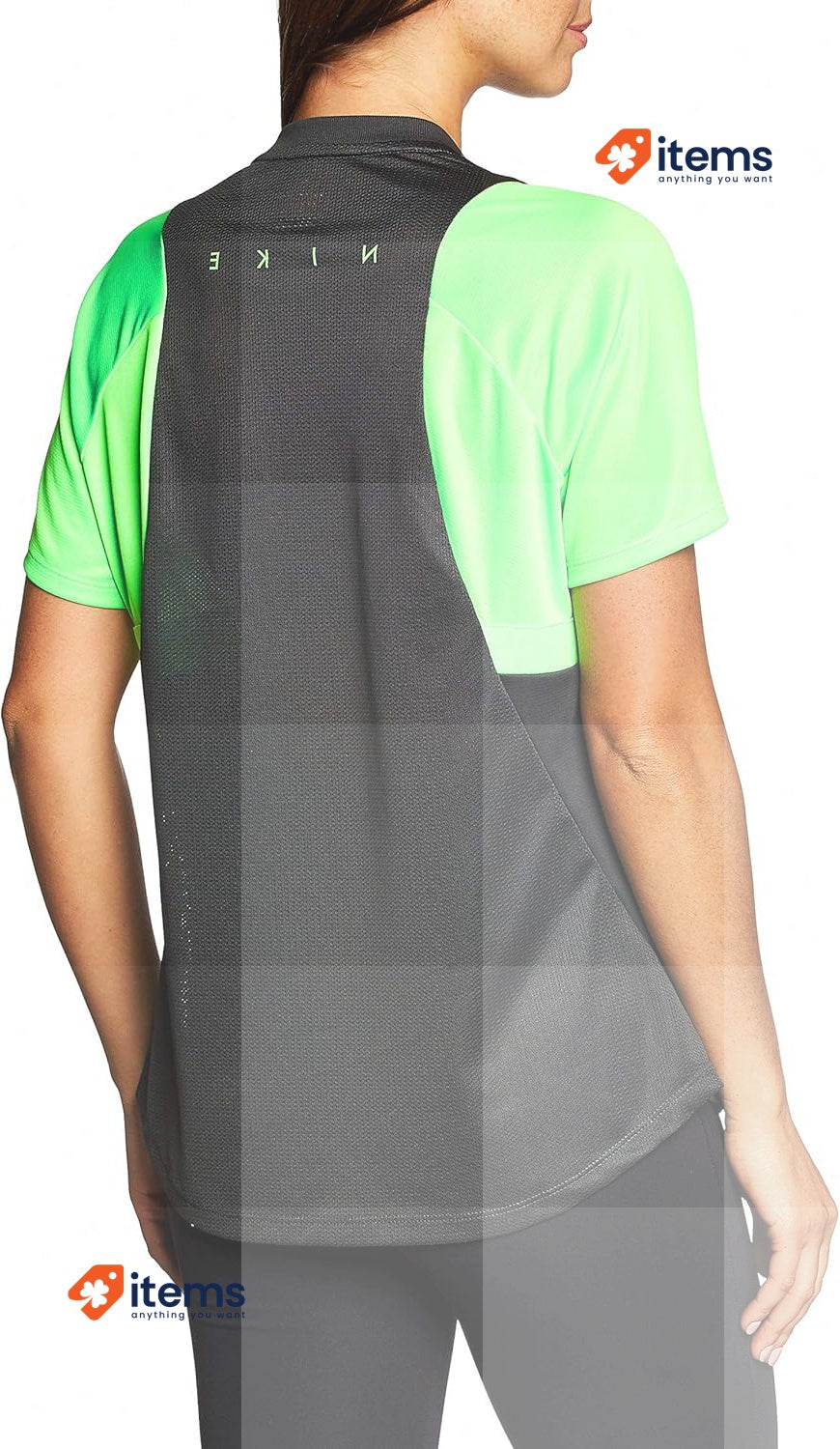NIKE Women s Academy Pro High-necked Top Women T-Shirt N Grey Medium Size N