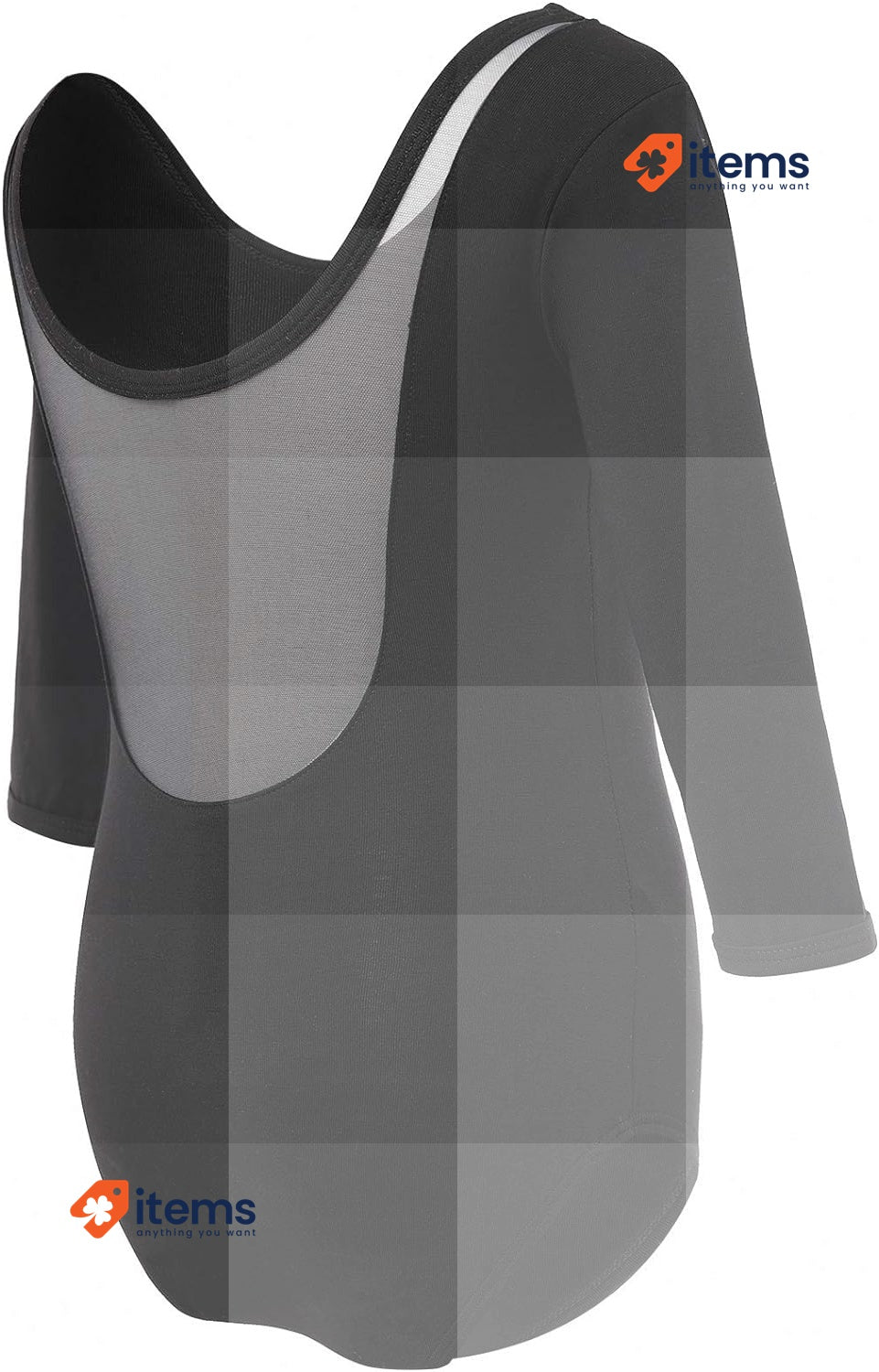 Soudittur Girls Ballet 3/4 Sleeve Short Gymnastics Leotards Costume 115 - 125 Cm