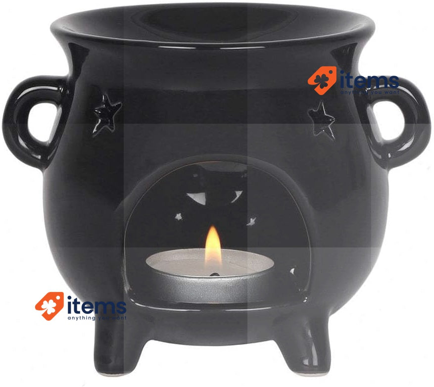 Spirit of Equinox Oil Burner, Black, 10 cm <p>This oil burner has been inspired