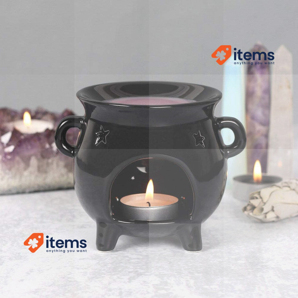 Spirit of Equinox Oil Burner, Black, 10 cm <p>This oil burner has been inspired