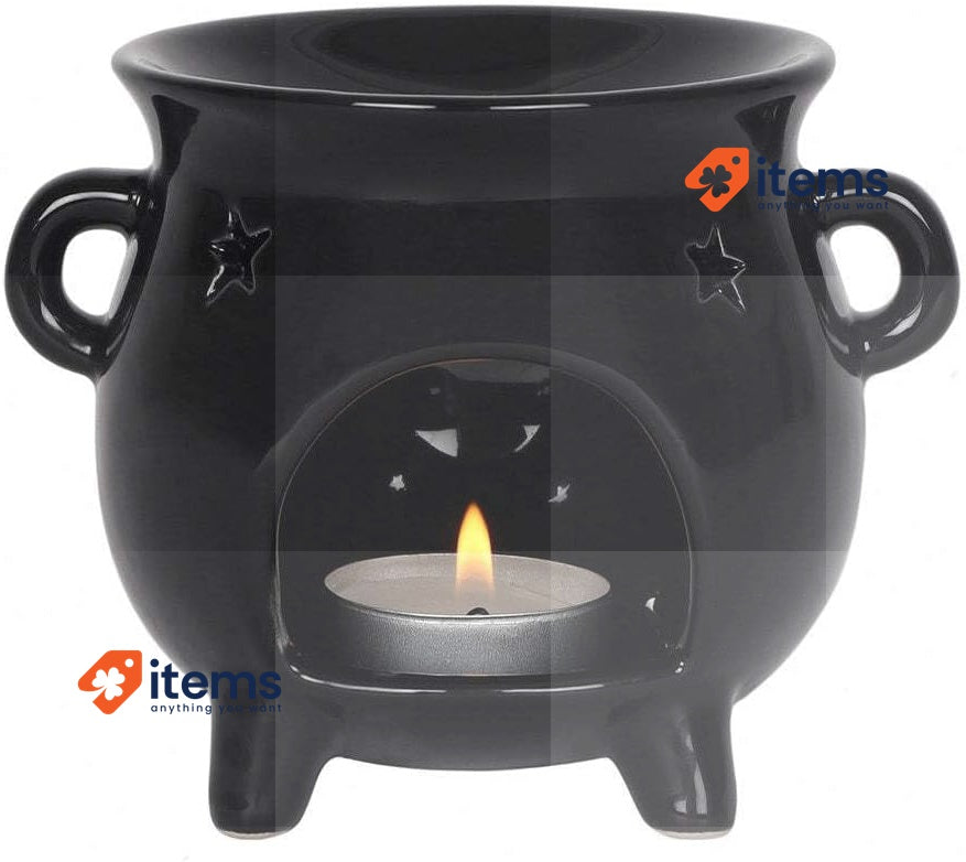 Spirit of Equinox Oil Burner, Black, 10 cm <p>This oil burner has been inspired
