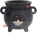 Spirit of Equinox Oil Burner, Black, 10 cm <p>This oil burner has been inspired